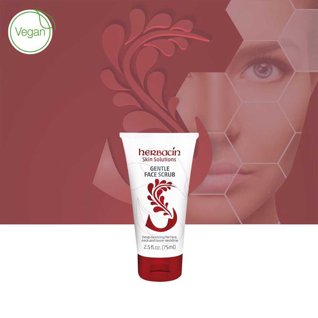 Herbacin Skin Solutions Gentle Exfoliating Face Scrub 75ml