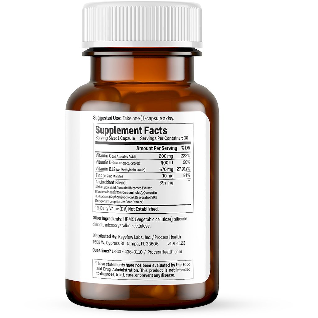 Procera Protect Brain Antioxidant & Detox Support Capsules, Pack of 30's