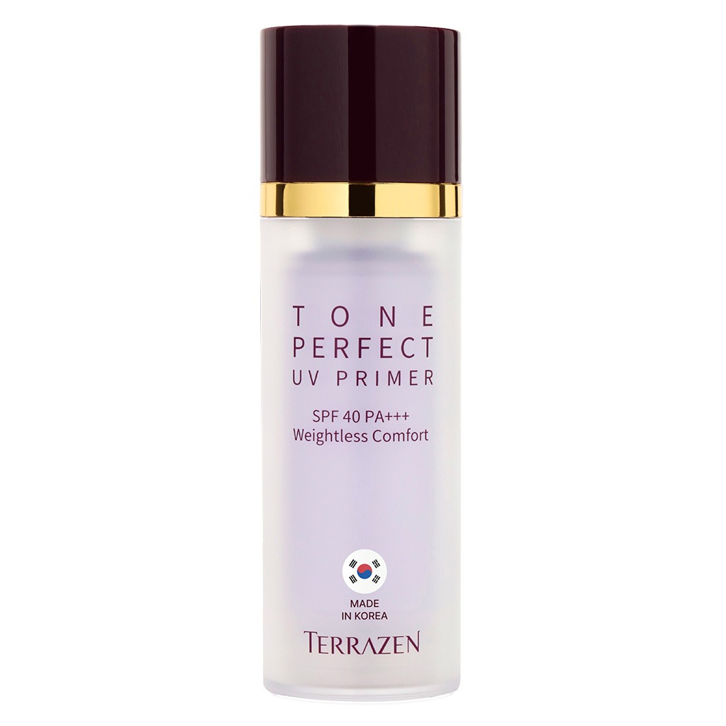 Terrazen Tone Perfect SPF40 & PA+++ UV Primer For Tone Correction, Purple Color 30ml