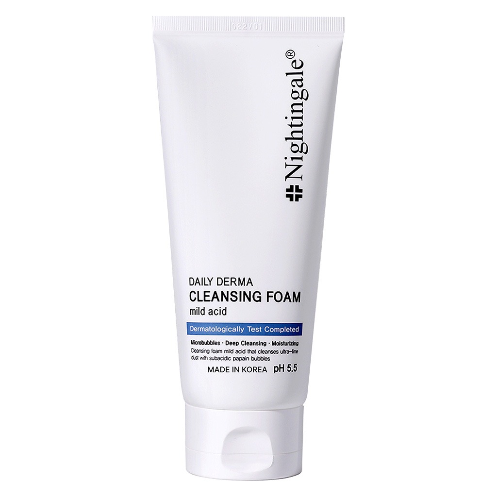 Nightingale Daily Derma Facial Cleansing Foam For Sensitive Skin 140ml