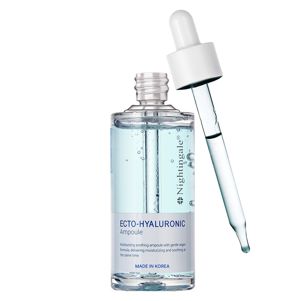 Nightingale Ecto Hyaluronic Moisturizing & Soothing Facial Ampoule Serum For All Skin Types 50ml 