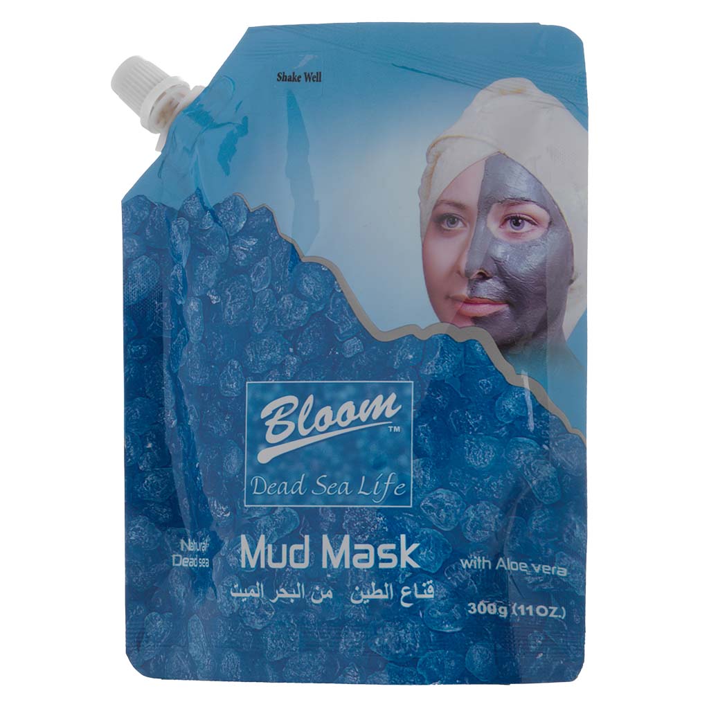 Bloom Dead Sea Life Organic Mud Mask With Aloe Vera For Face, Body & Hair 300g