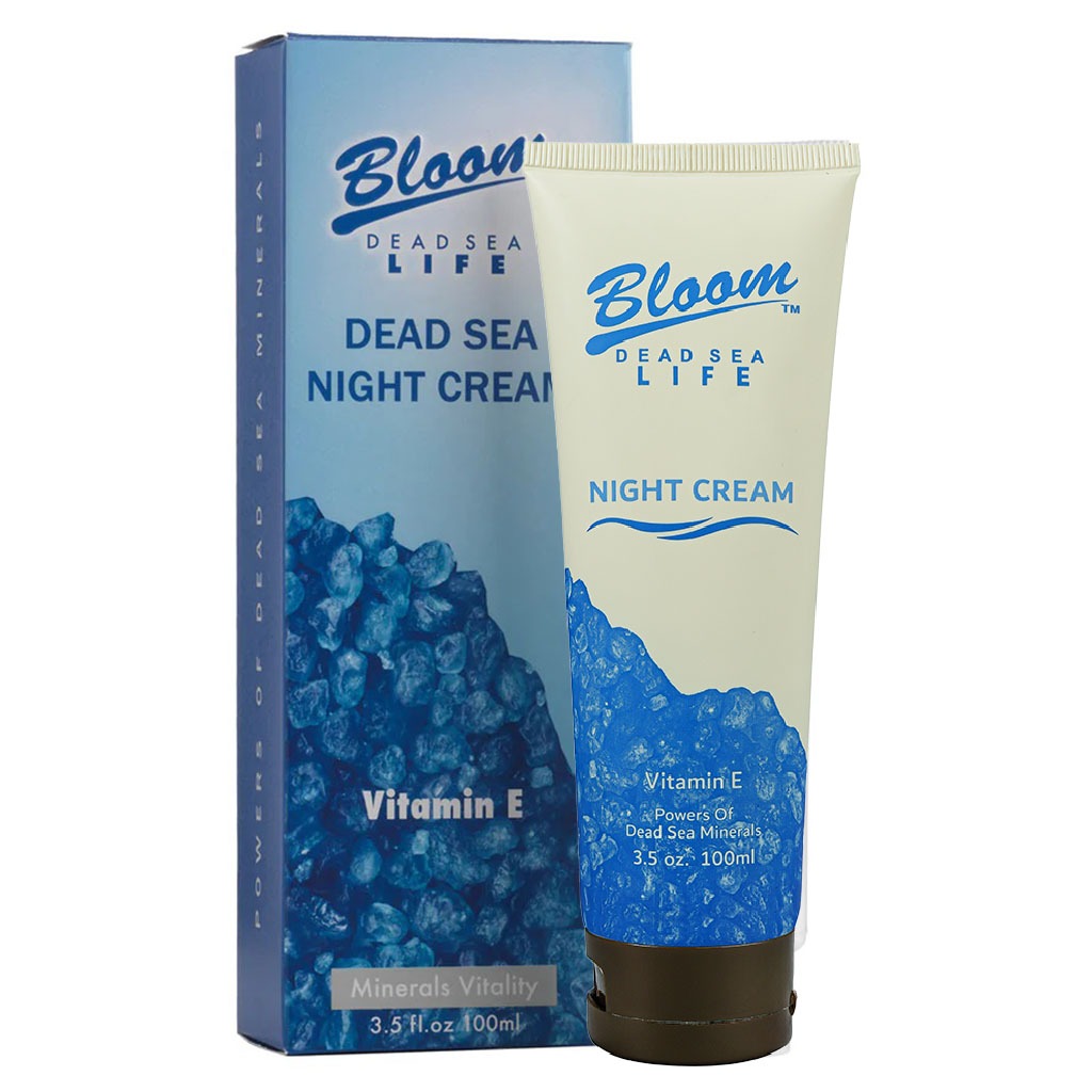 Bloom Dead Sea Life Mineral Vitality Night Cream With Vitamin E 100ml