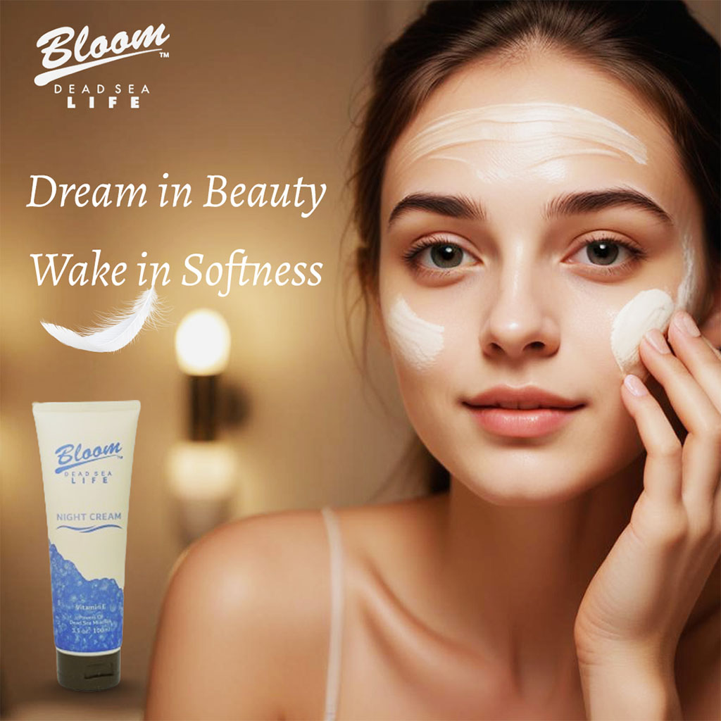 Bloom Dead Sea Life Mineral Vitality Night Cream With Vitamin E 100ml
