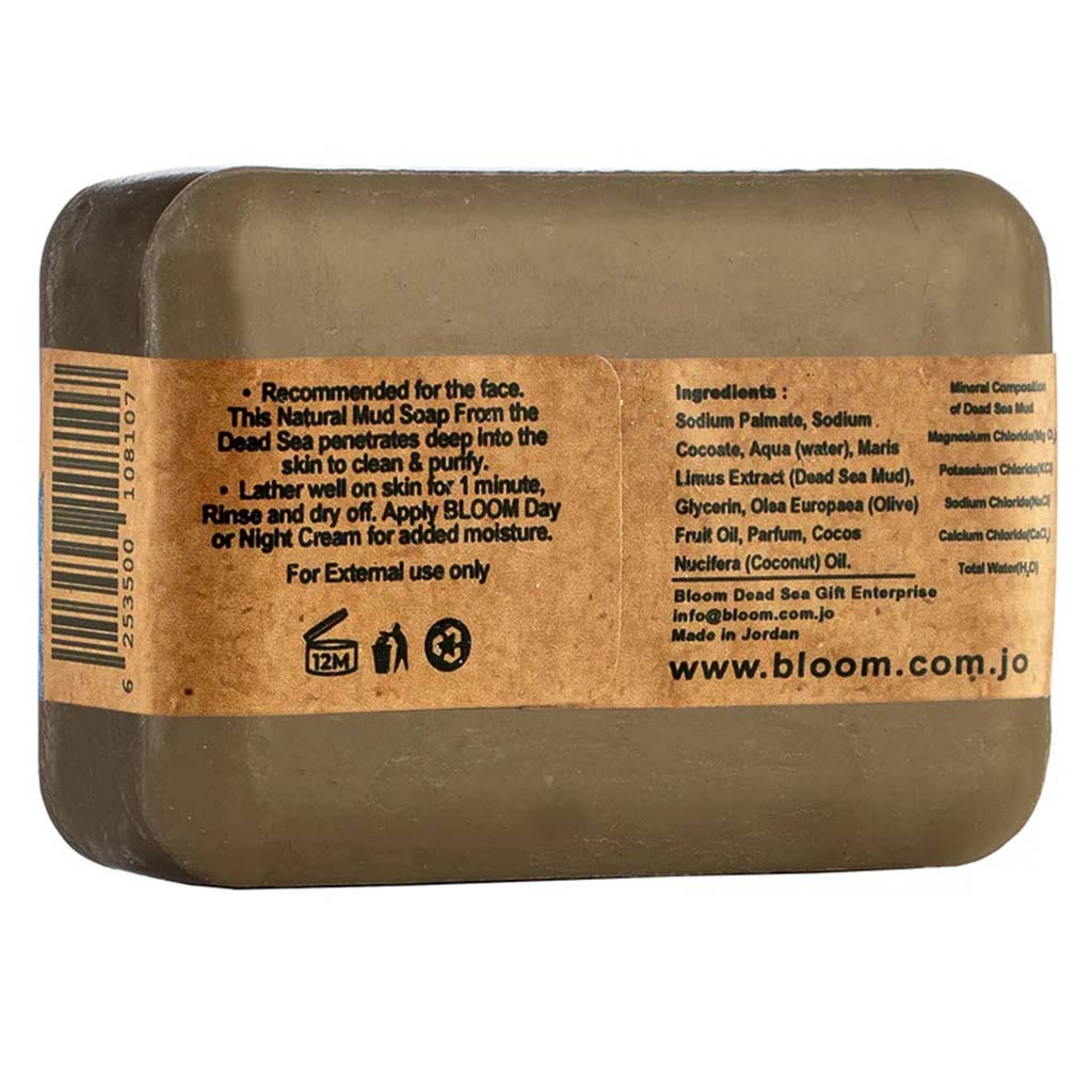 Bloom Dead Sea Life Organic Mud Soap For Face 90g 