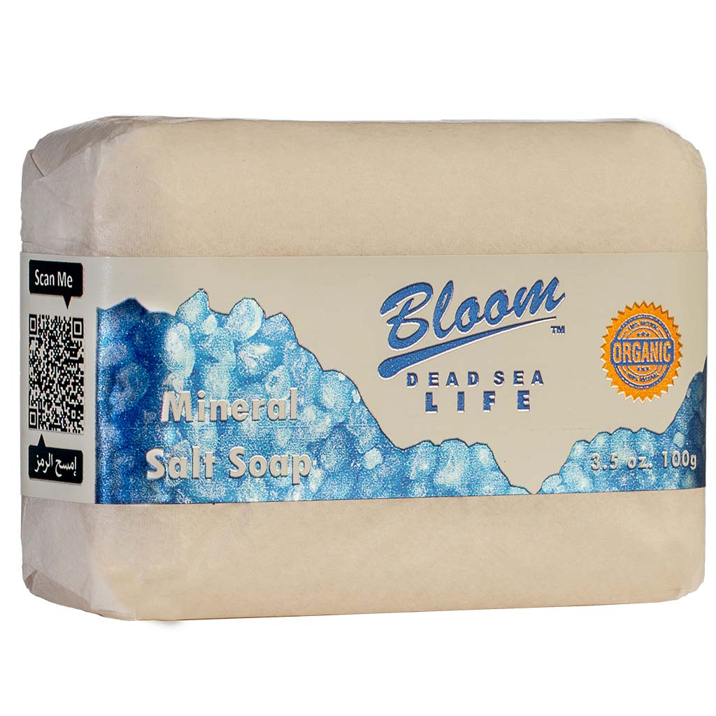 Bloom Dead Sea Life Organic Mineral Salt Body Soap 90g