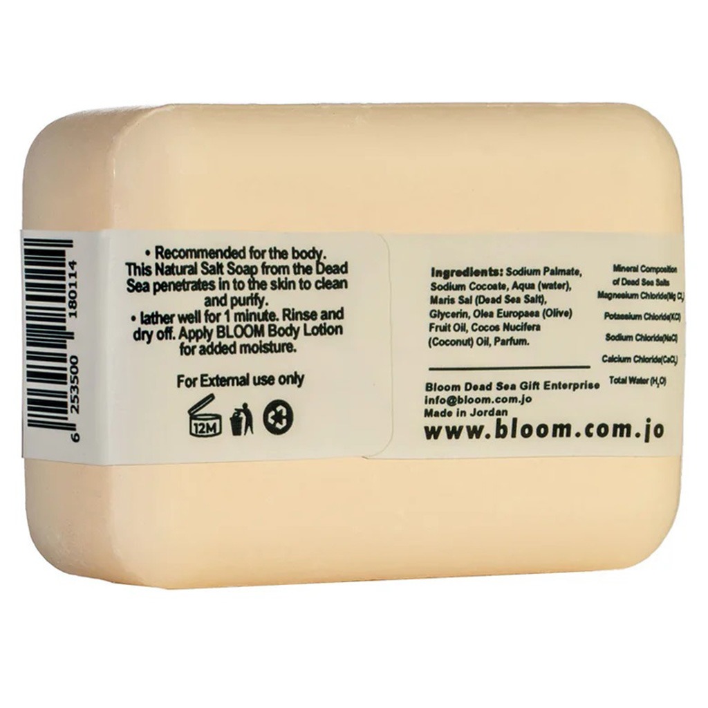 Bloom Dead Sea Life Organic Mineral Salt Body Soap 90g