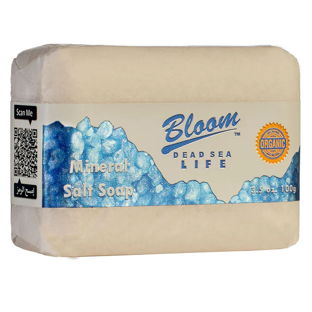 Bloom Dead Sea Life Organic Mineral Salt Body Soap 90g