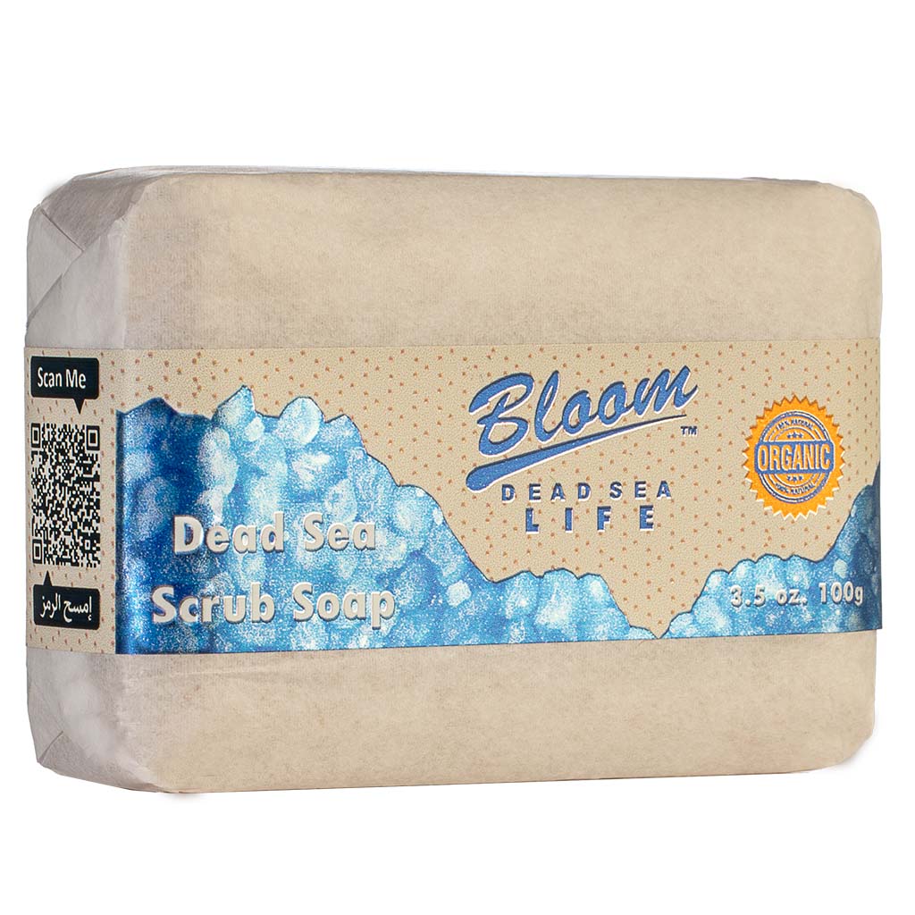 Bloom Dead Sea Life Organic Scrub Soap For Face & Body 90g