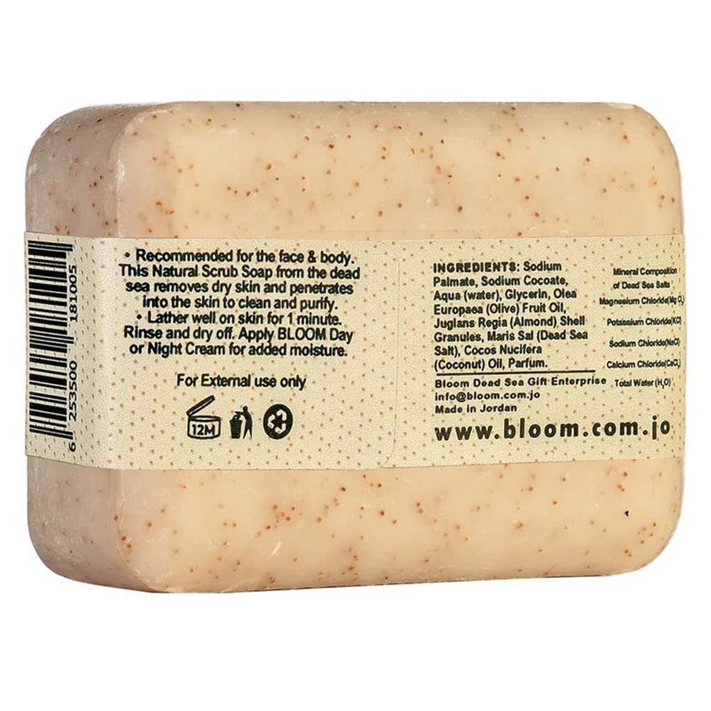 Bloom Dead Sea Life Organic Scrub Soap For Face & Body 90g