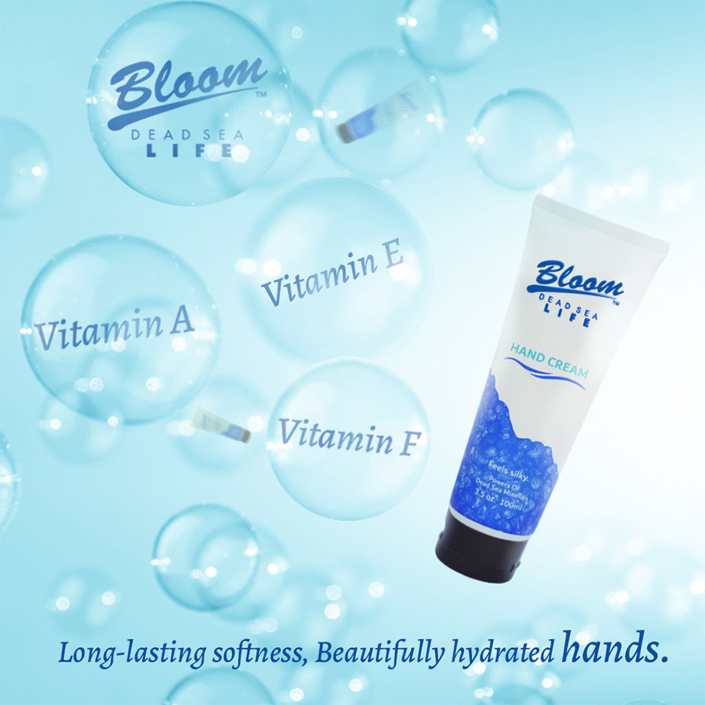 Bloom Dead Sea Life Vitamin A & E Hand Cream 100ml