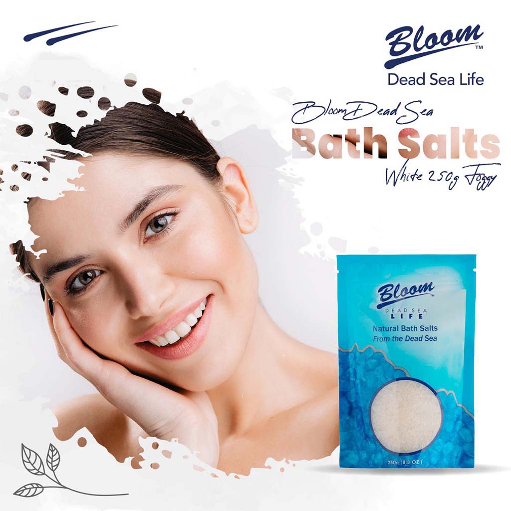 Bloom Dead Sea Life Natural White Bath Salts 250g