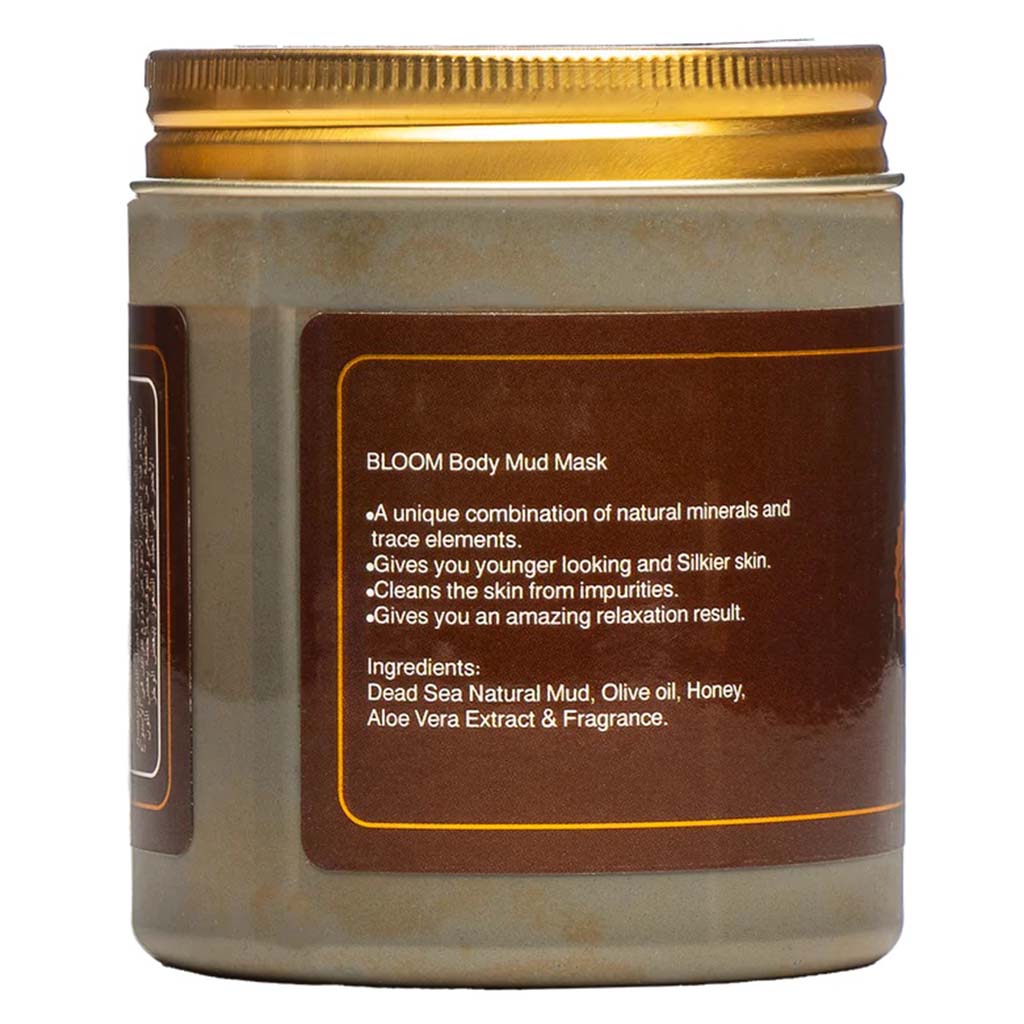Bloom Dead Sea Life Organic Body Mud Mask 400g