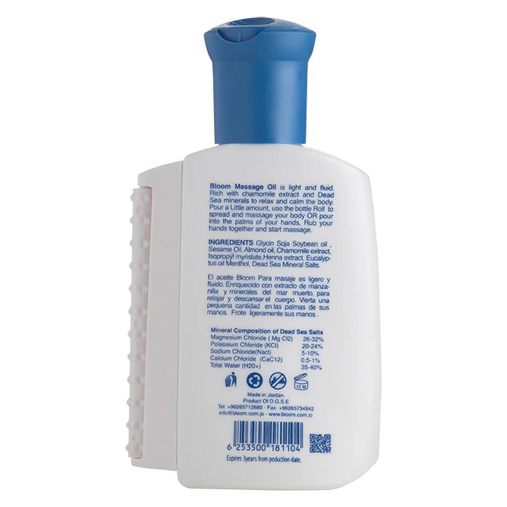 Bloom Dead Sea Life Balancing & Calming Body Massage Oil 100ml