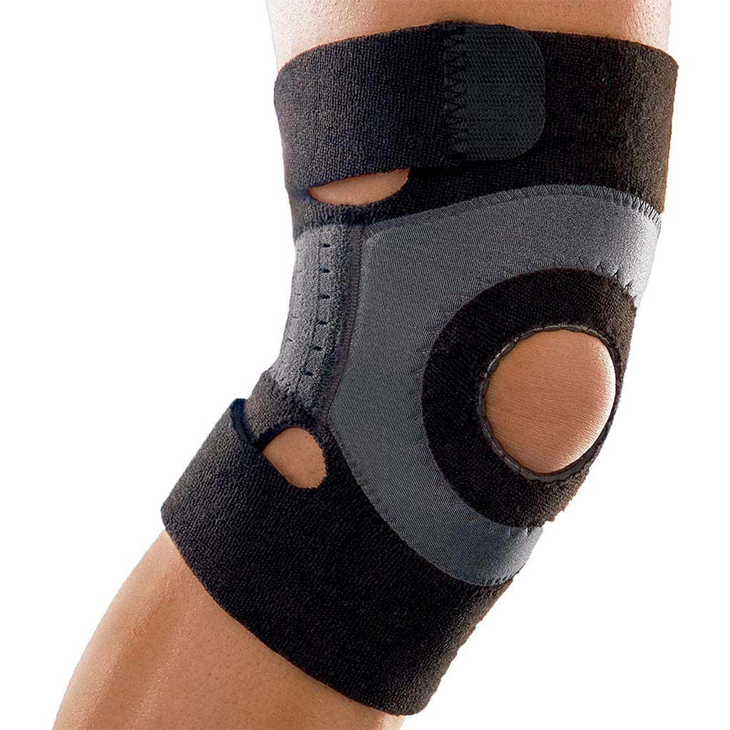 Futuro Adjustable Knee Stabilizer For Left/Right Knee, Firm Support, Grey Color, One Size, Pack of 1’s