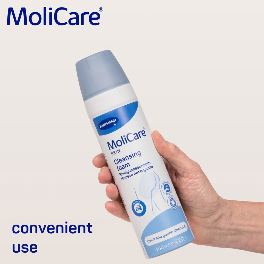 Hartmann MoliCare Skin Cleansing Foam For Intimate Area Hygiene 400ml