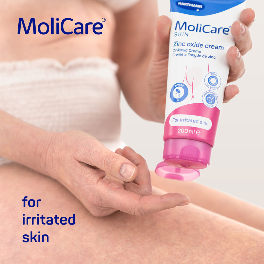 Hartmann MoliCare Skin Zinc Oxide With Almond Oil For Irritated Skin 200ml