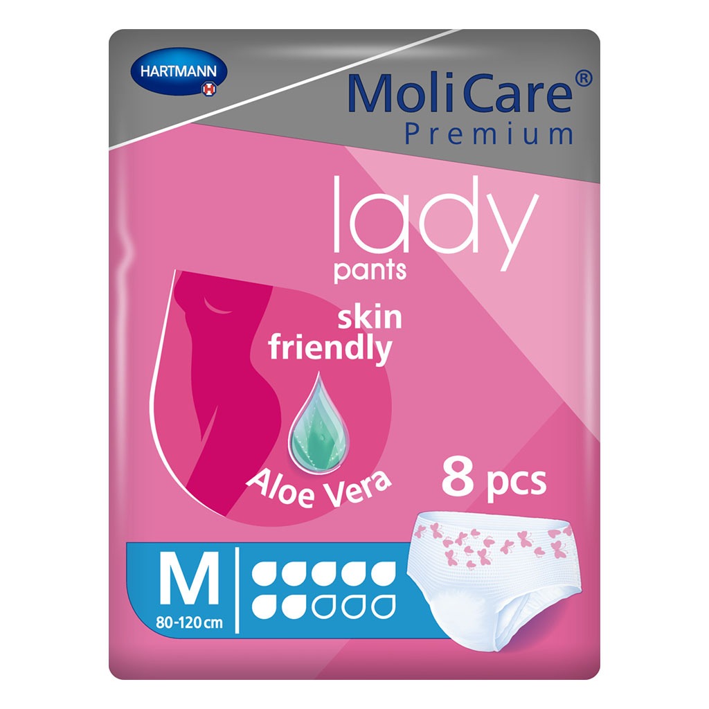Hartmann MoliCare Premium Adult Lady Pants, Medium Size, 80-120cm, Pack of 8’s