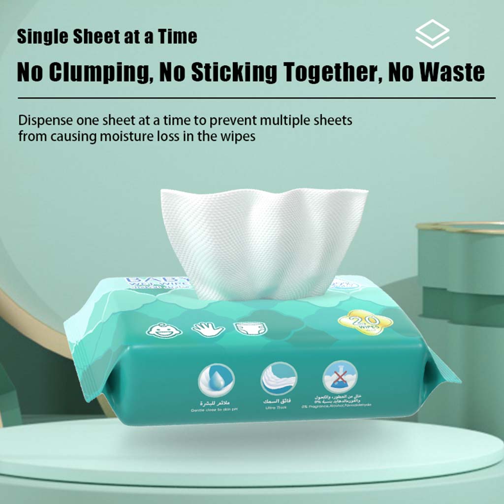 Makuku Baby Wet Wipes, Pack of 20’s