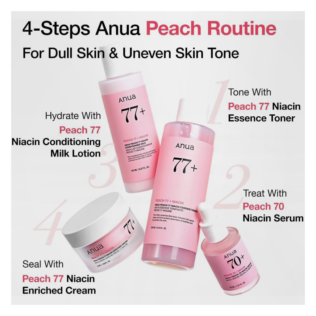 Anua Peach 77% Niacin Conditioning Milk For Hydrating & Radiant Skin 150ml