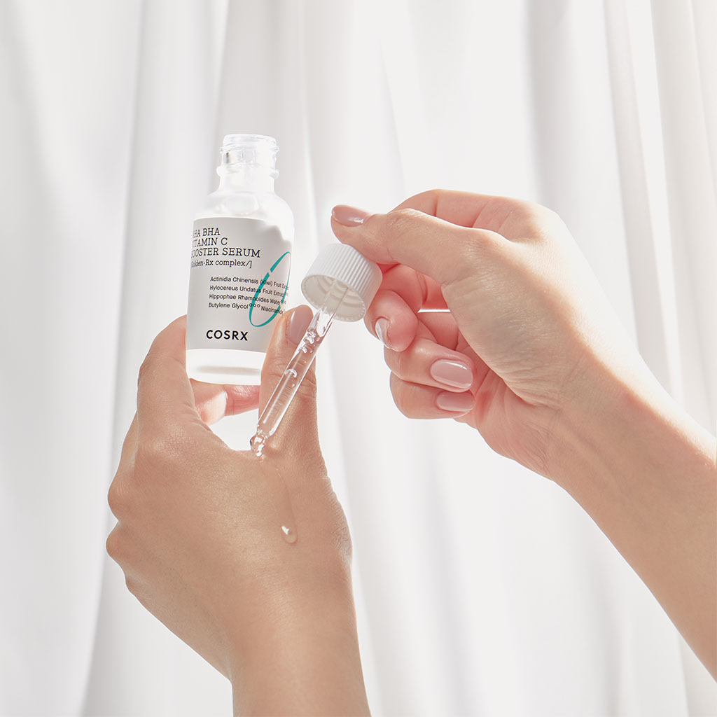 Cosrx Refresh AHA + BHA, Vitamin C Skin Booster Face Serum 30ml 