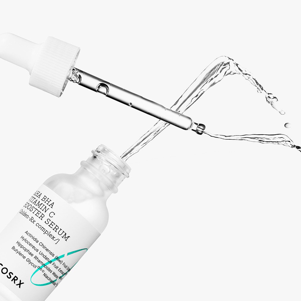 Cosrx Refresh AHA + BHA, Vitamin C Skin Booster Face Serum 30ml 