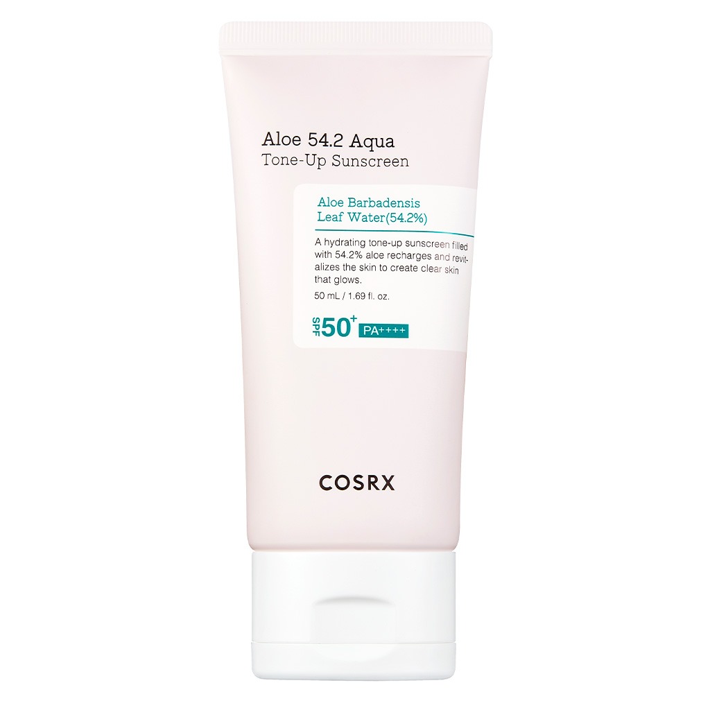 Cosrx Aloe 54.2 Aqua Tone Up Tinted Sunscreen Cream SPF50+ & PA++++ For Sensitive Skin 50ml