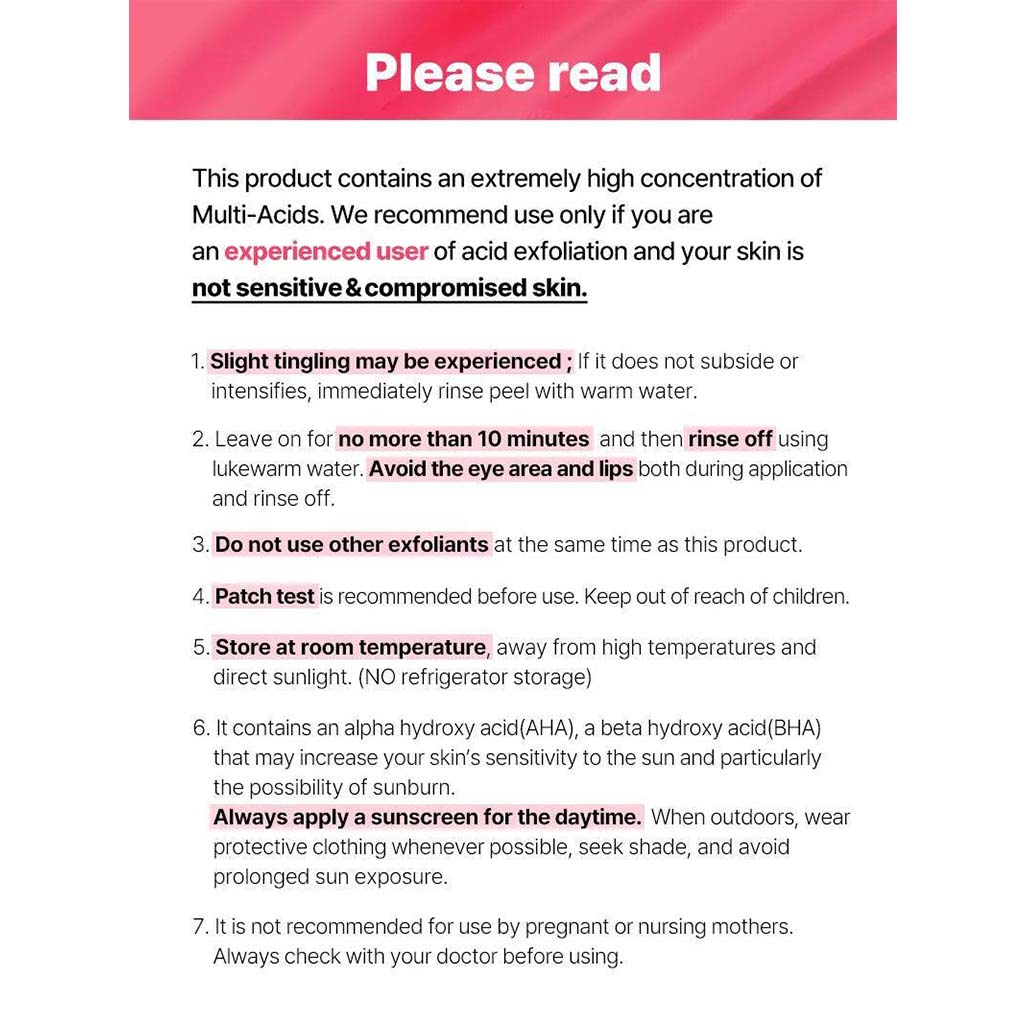 Cosrx The AHA, BHA, PHA, LHA 35 Peel With Panthenol & Vitamin B12 Facial Exfoliating Gel 30ml