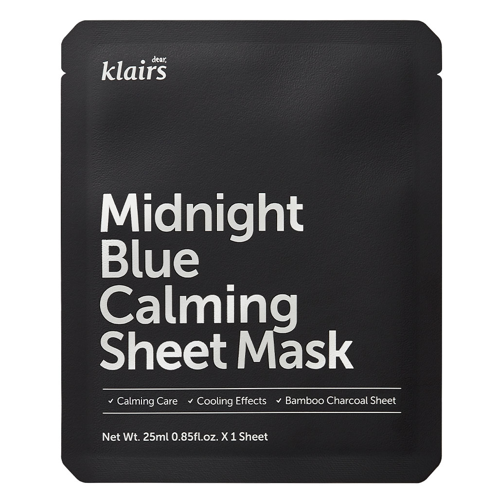 Dear Klairs Midnight Blue Calming Face Sheet Mask 25ml