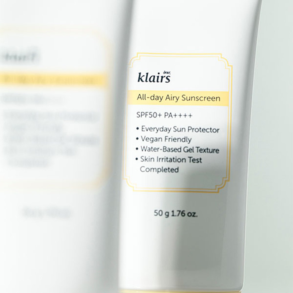 Dear Klairs All Day Airy SPF50+ & PA++++ Sunscreen For All Skin Types 50ml