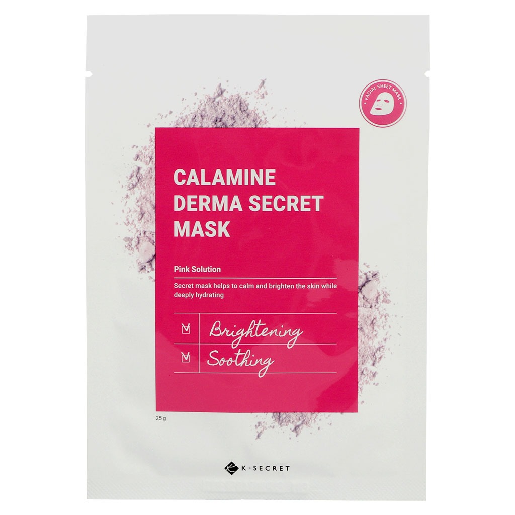 K-Secret Calamine Derma Secret Face Sheet Mask For Acne Prone skin, Pack of 1’s