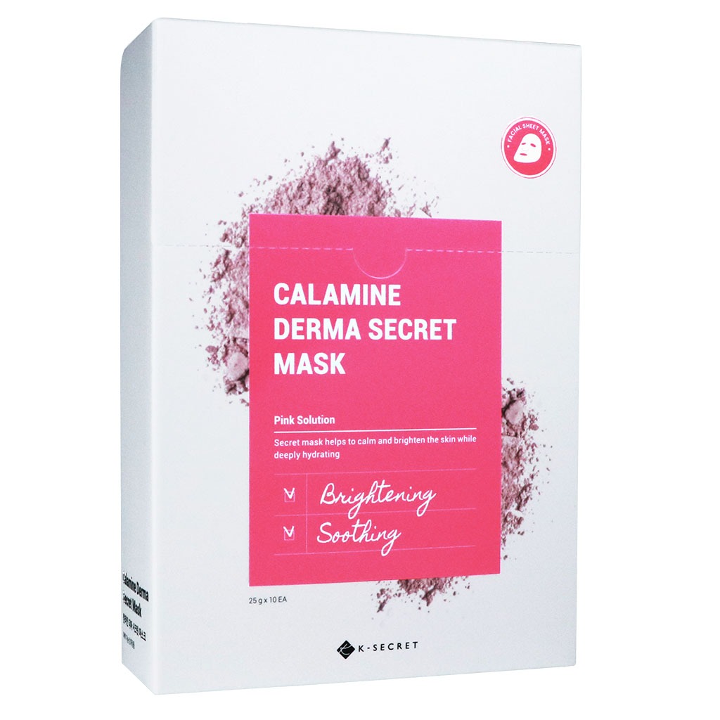 K-Secret Calamine Derma Secret Face Sheet Mask For Acne Prone skin, Pack of 1’s