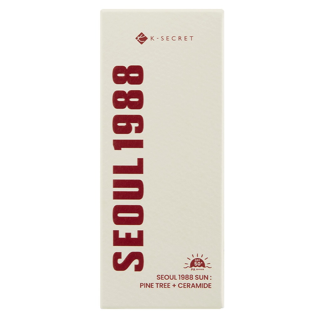 K-Secret Seoul 1988 With Pine Tree + Ceramide SPF50+ & PA++++ Sunscreen 50ml