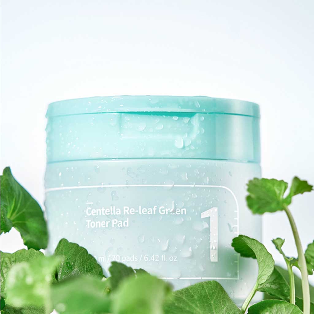 Numbuzin No 1 Centella Re Leaf Green Calming Facial Toner Pads 190ml, Pack of 70’s