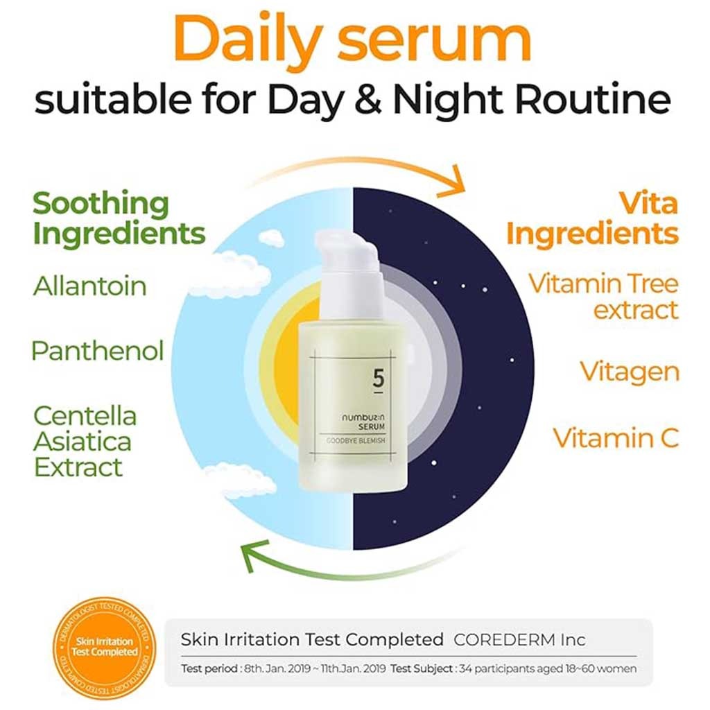 Numbuzin No 5 Goodbye Blemish Facial Serum 50ml