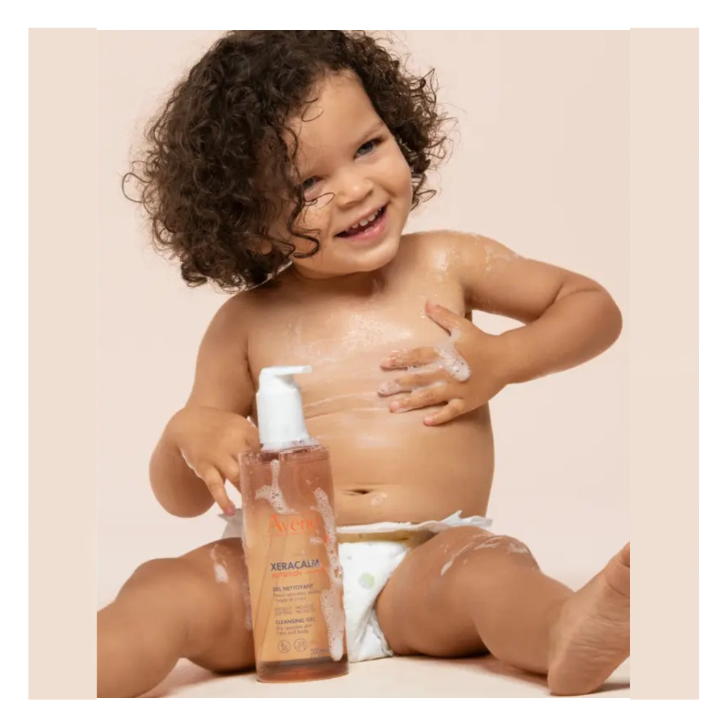 Avene XeraCalm Nutrition Cleansing Gel For Dry & Sensitive Skin 500ml