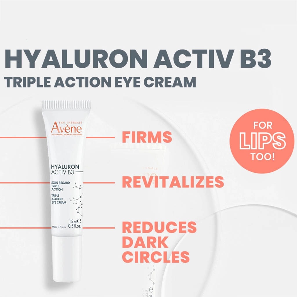 Avene Hyaluron Activ B3 Triple Action Eye Cream 15ml