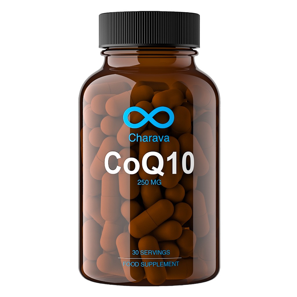 Charava CoQ10 250mg Capsules For Heart Health & Energy, Pack of 30’s