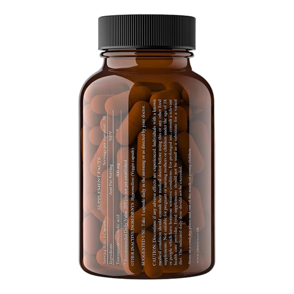 Charava Tudca 500mg Supplement Capsules For Liver Support, Pack of 30’s
