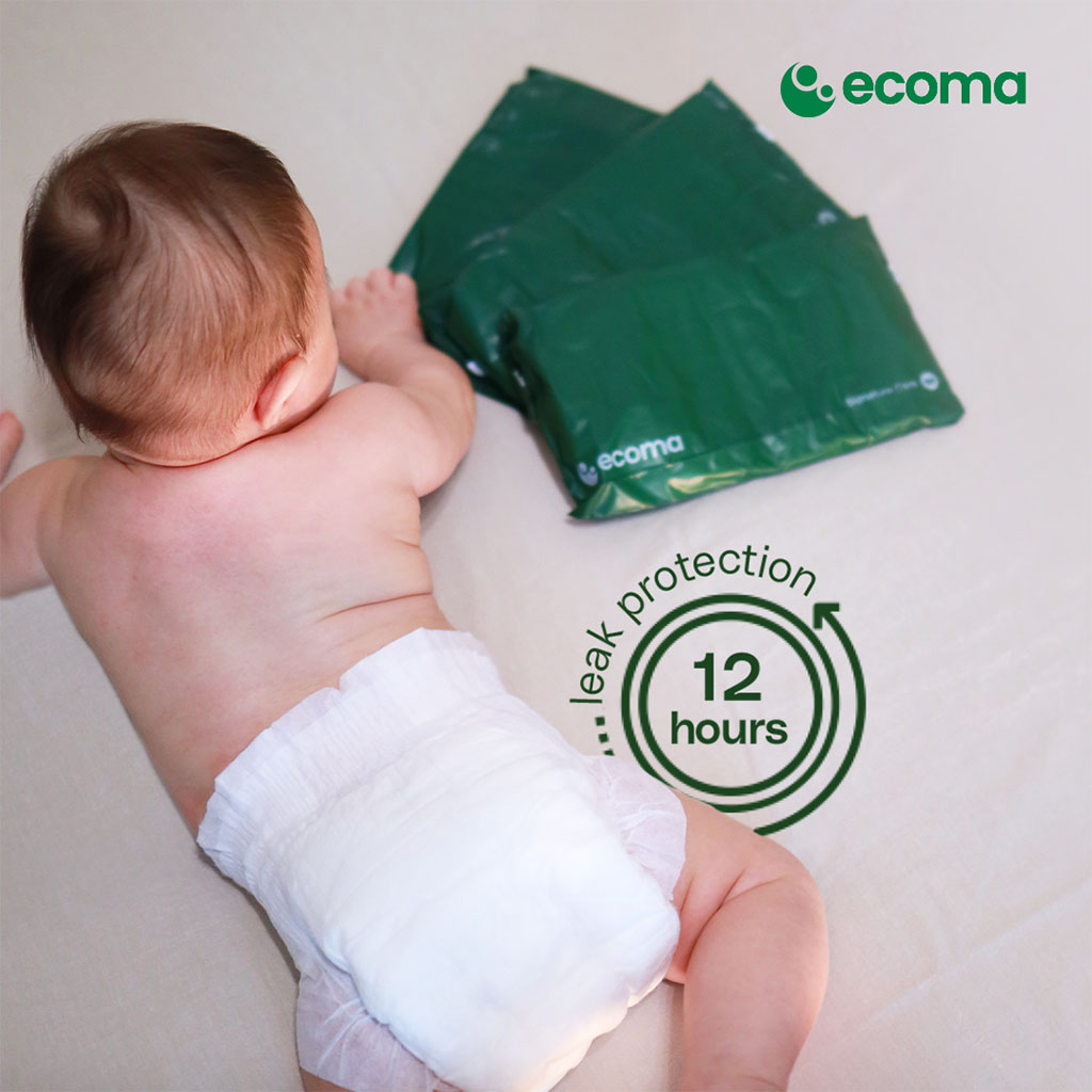 Ecoma Signature Care Baby Diapers, Medium Size, 6-11 Kg, Pack of 28's