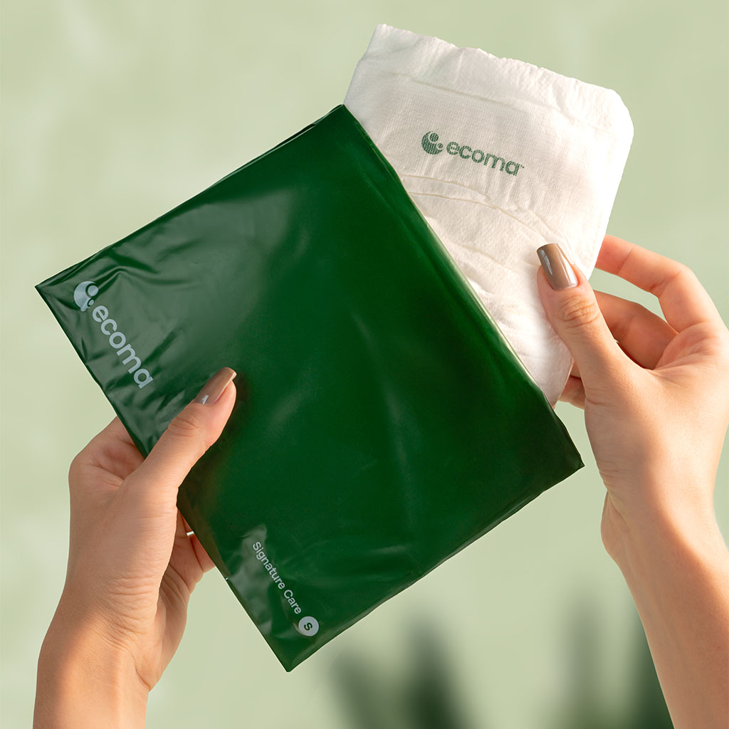 Ecoma Signature Care Baby Diapers, Large Size, 10-15 Kg, Pack of 26's