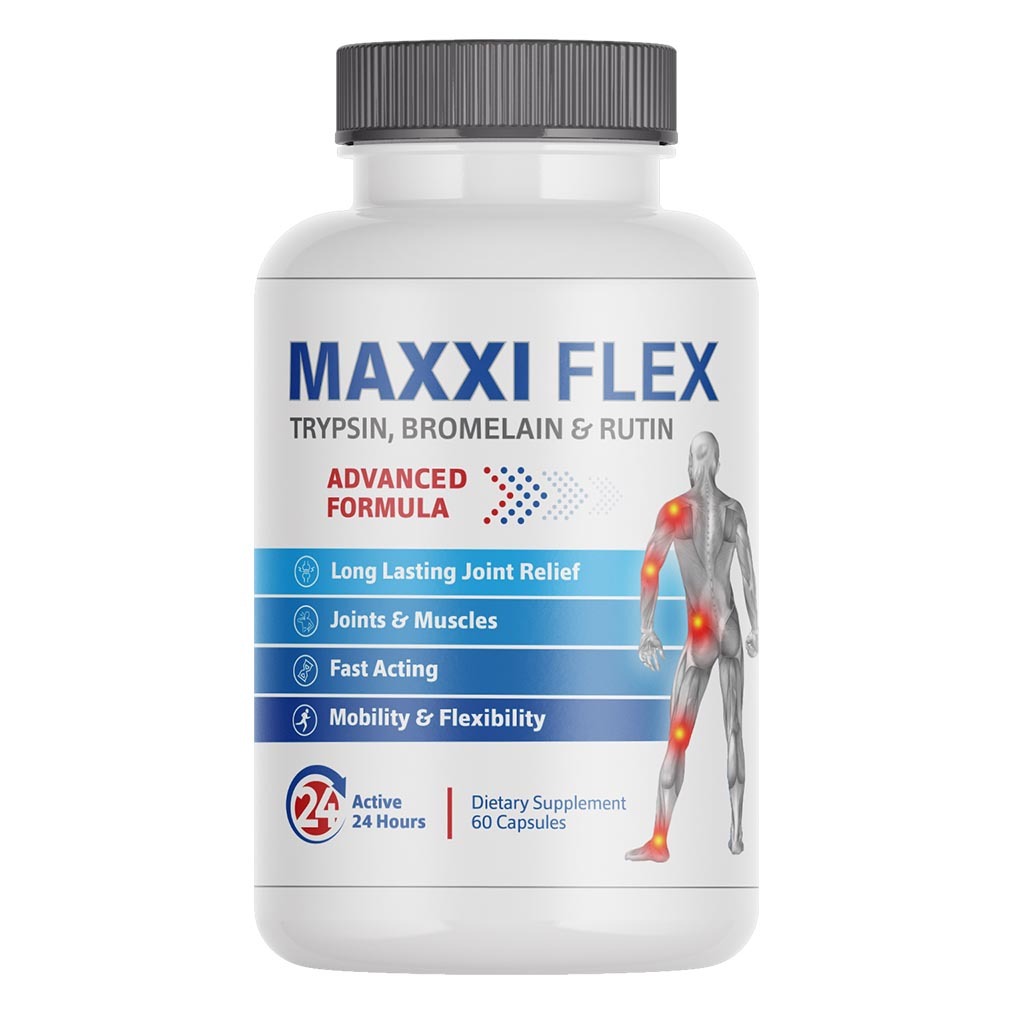 Pharmaxxi Maxxi Flex Supplement Capsules For Muscle & Joint Support, Pack of 60’s 