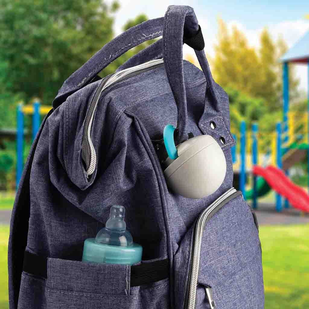 Melii Baby Pacifier Pod, Color - Grey/ Blue, Pack of 1’s 