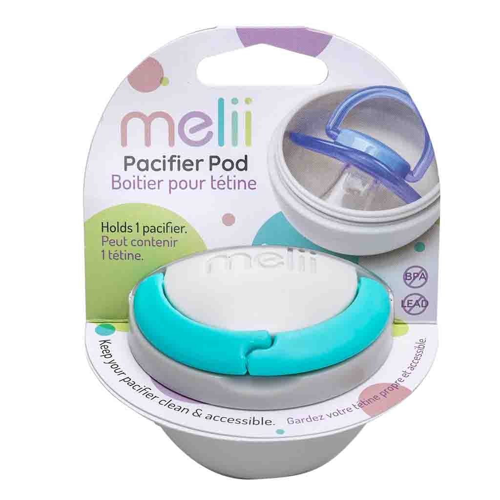 Melii Baby Pacifier Pod, Color - Grey/ Blue, Pack of 1’s 