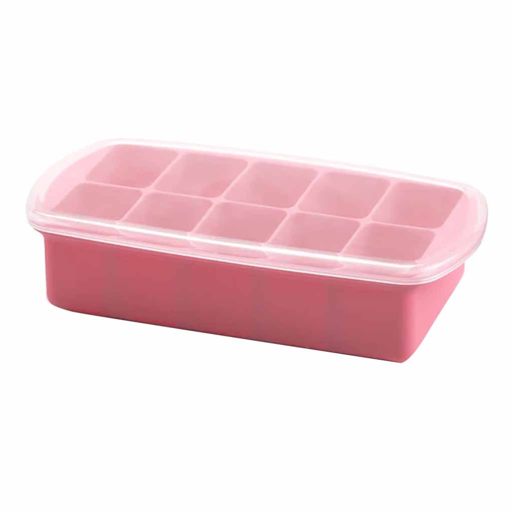 Melii Silicone Baby Food Freezer Tray - Pink Color, 60ml