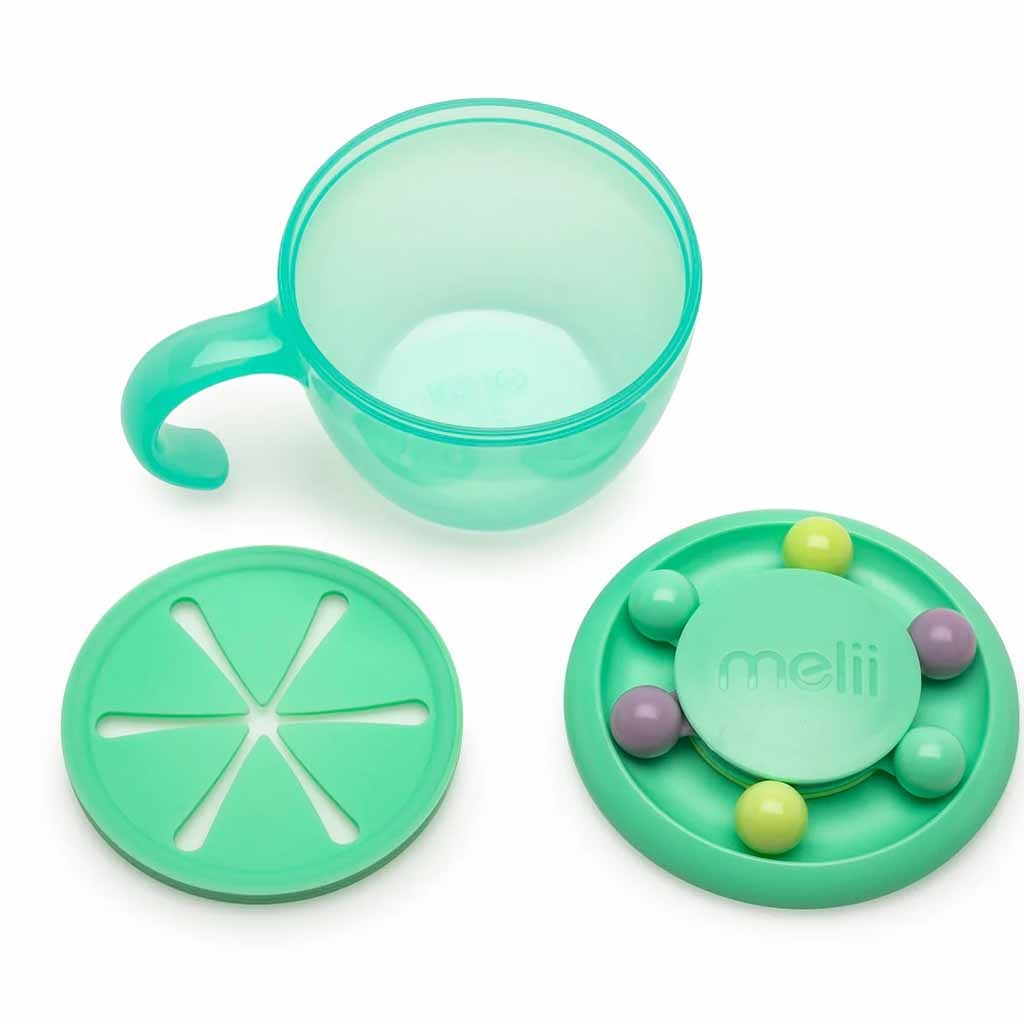 Melii Abacus Kids Snack Container For 12+ Months - Mint Color, 200g