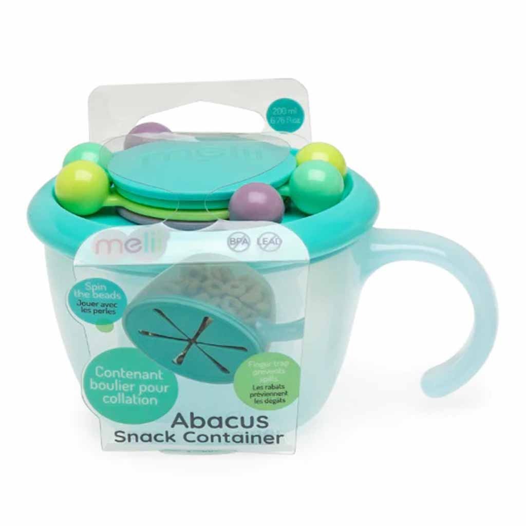 Melii Abacus Kids Snack Container For 12+ Months - Mint Color, 200g