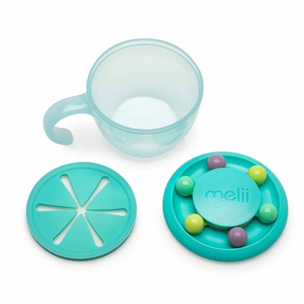 Melii Abacus Kids Snack Container For 12+ Months -Turquoise Color, 200g 