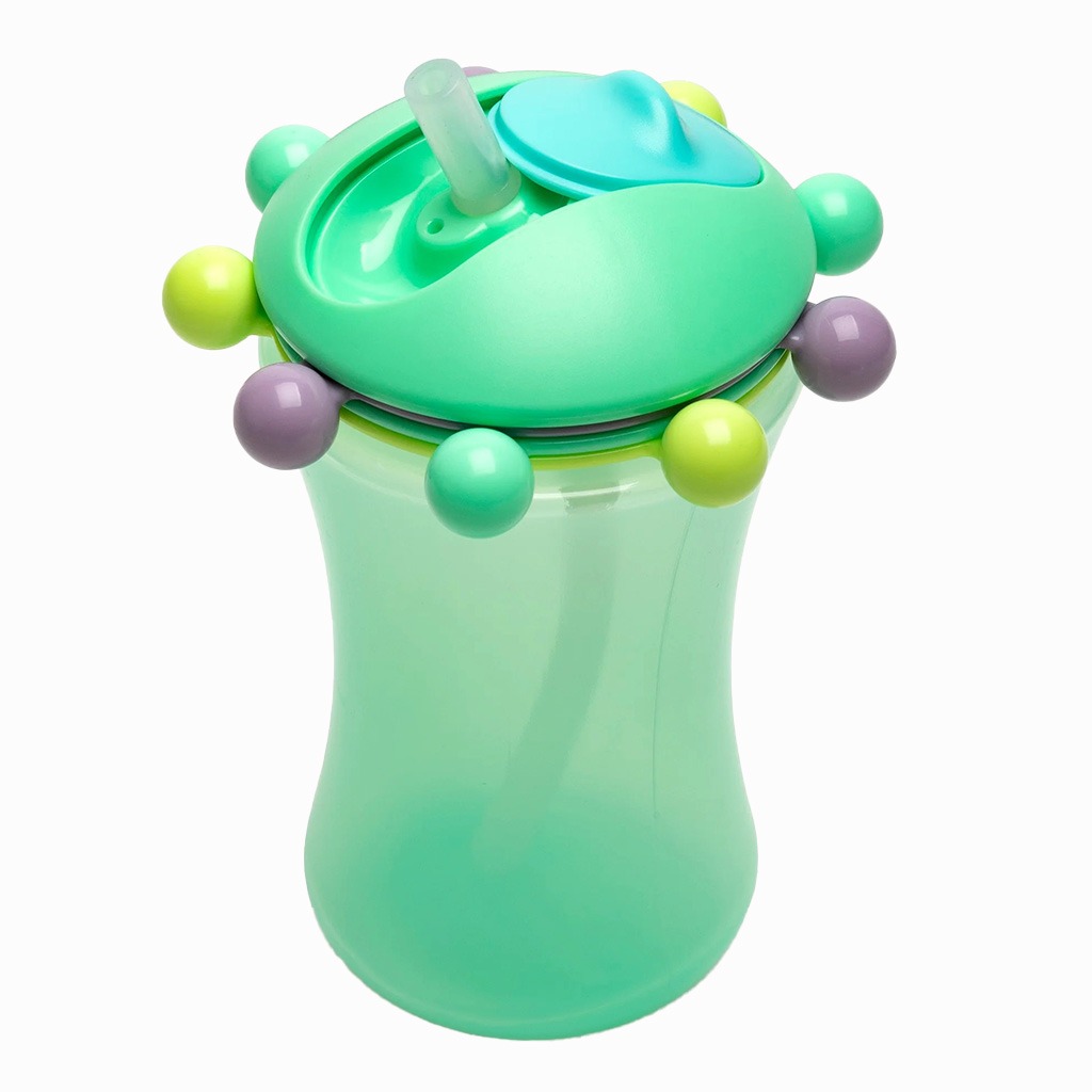 Melii Abacus Baby Feeding Sippy Cup With Straw From 12+ Months - Mint Color 340ml