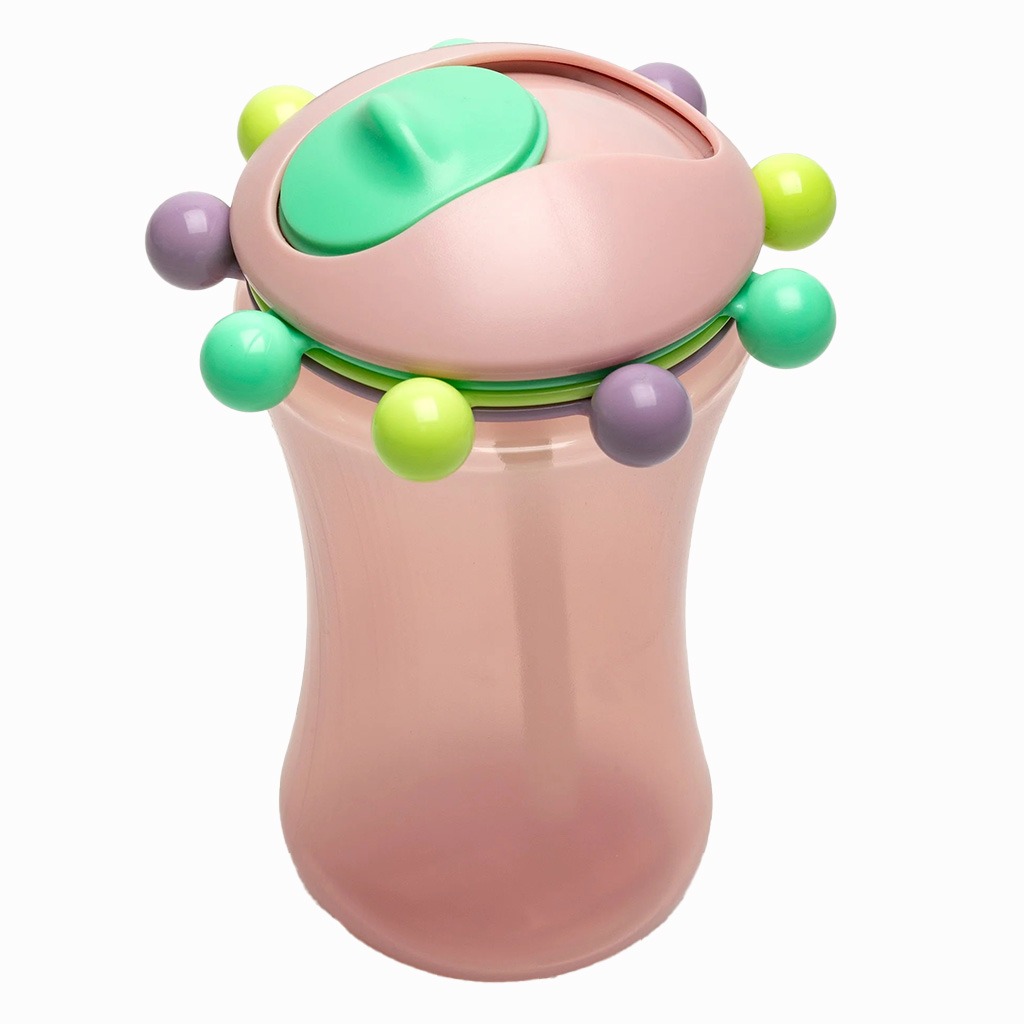 Melii Abacus Baby Feeding Sippy Cup With Straw From 12+ Months - Pink Color 340ml